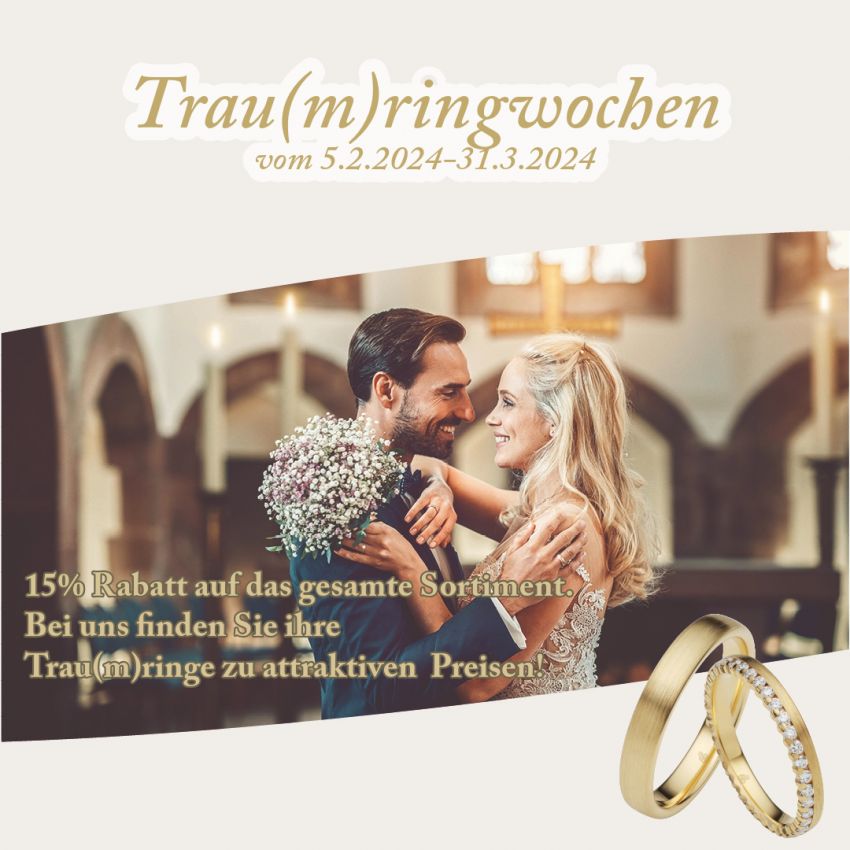 Trau(m)ringwochen bei Juwelier Roth in Filderstadt